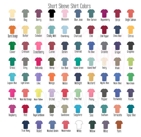 Pocket Monogram Comfort Colors Shirt – South of Urban Shop